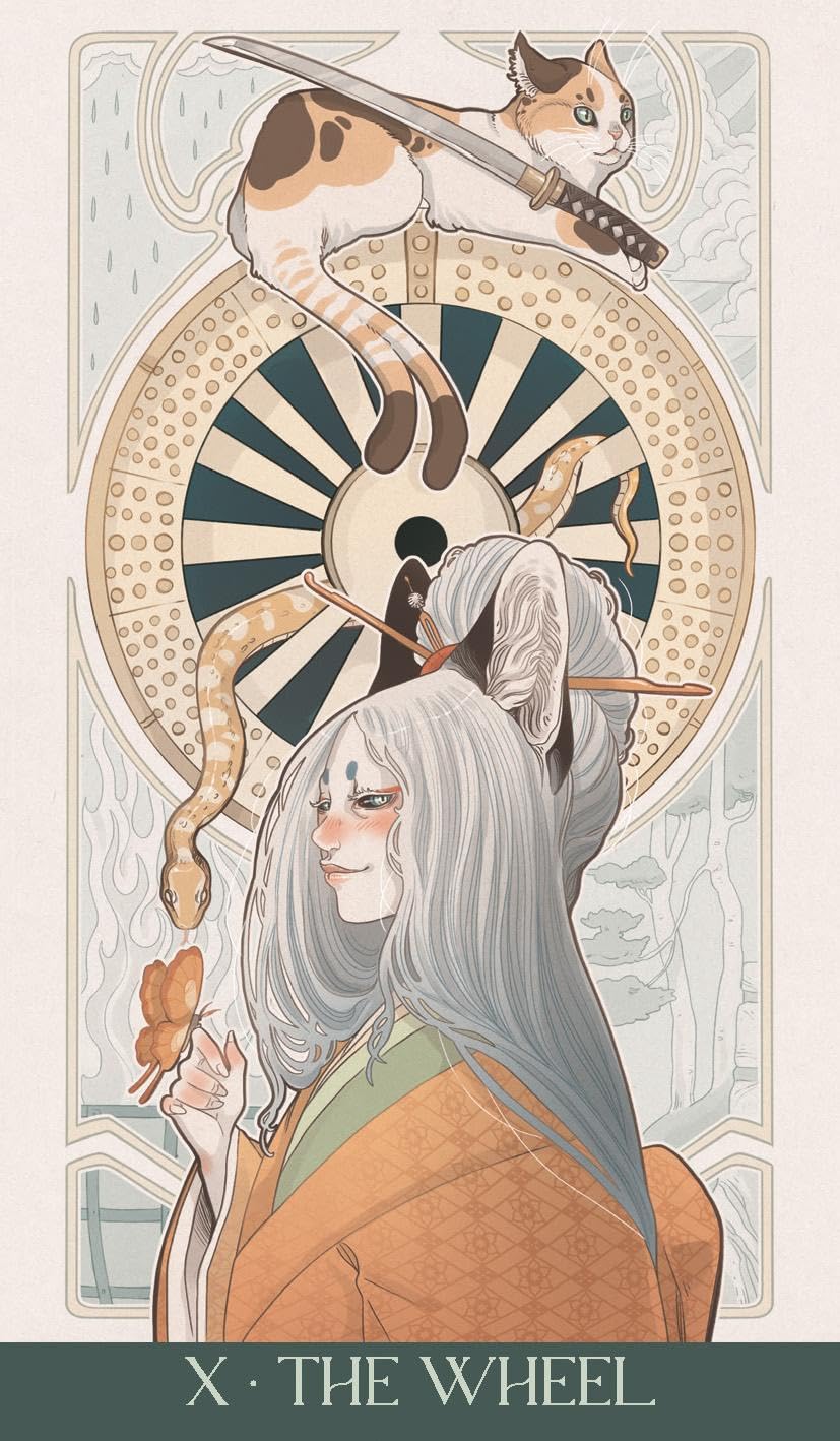 Japanese art nouveau tarot. Con 78 Carte