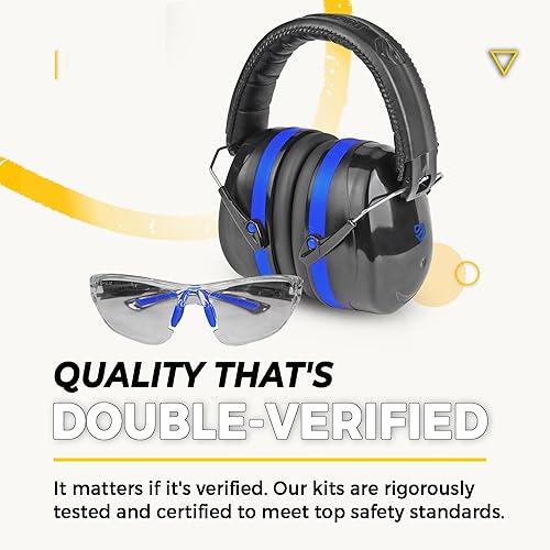 Miniatura 38 de TradeSmart High-Performance Earmuffs for Shooting Range & Shooting Eye Protection Glasses + Firearm Confidence Course Rosado