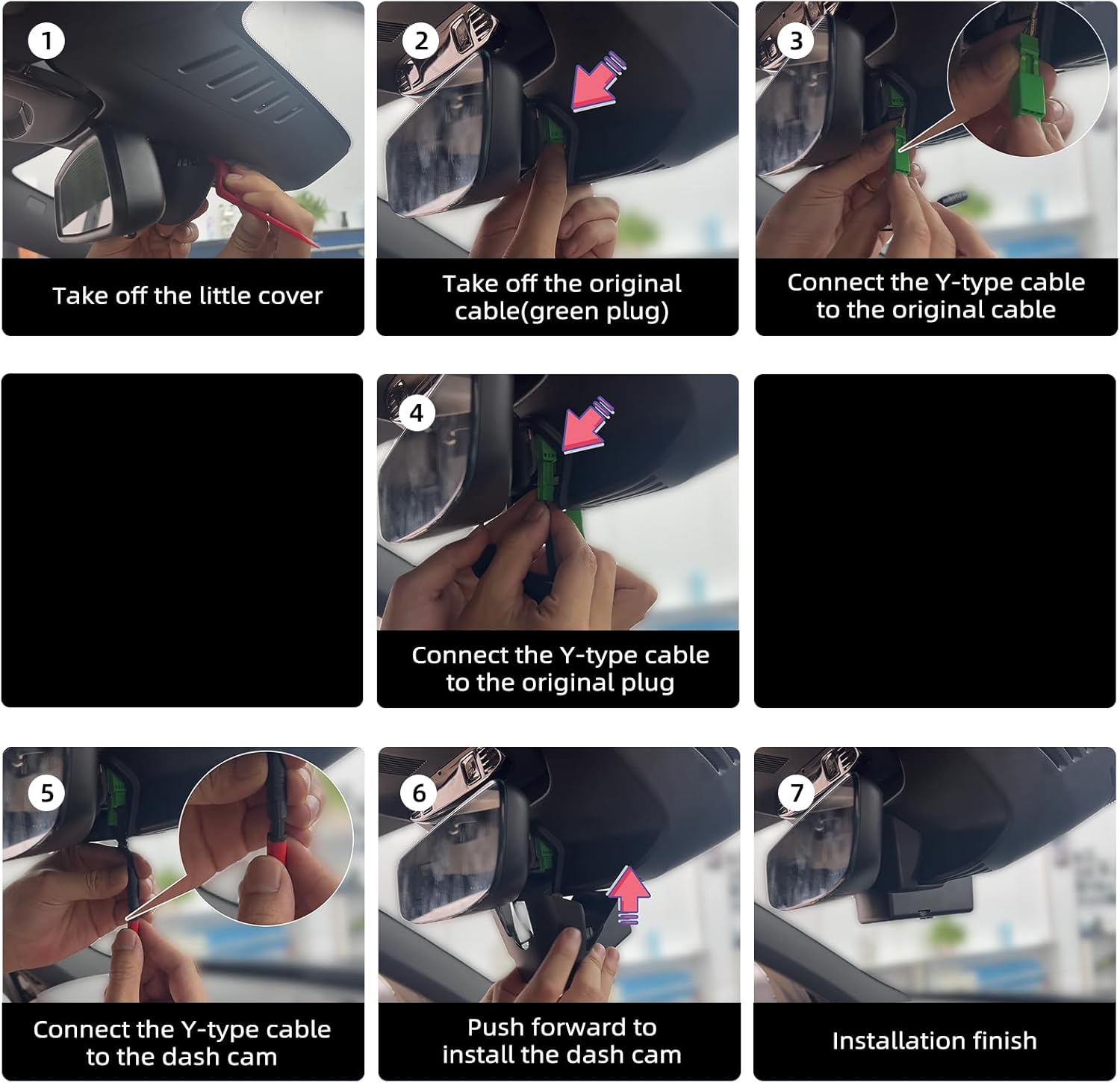 Front 4K Dash Cam for Volvo XC90 2023-2026 B5 B6 T8(Model B),OEM-Style,Loop Recording,Built-in WiFi & APP,G-Sensor, Plug & Play,64GB Card