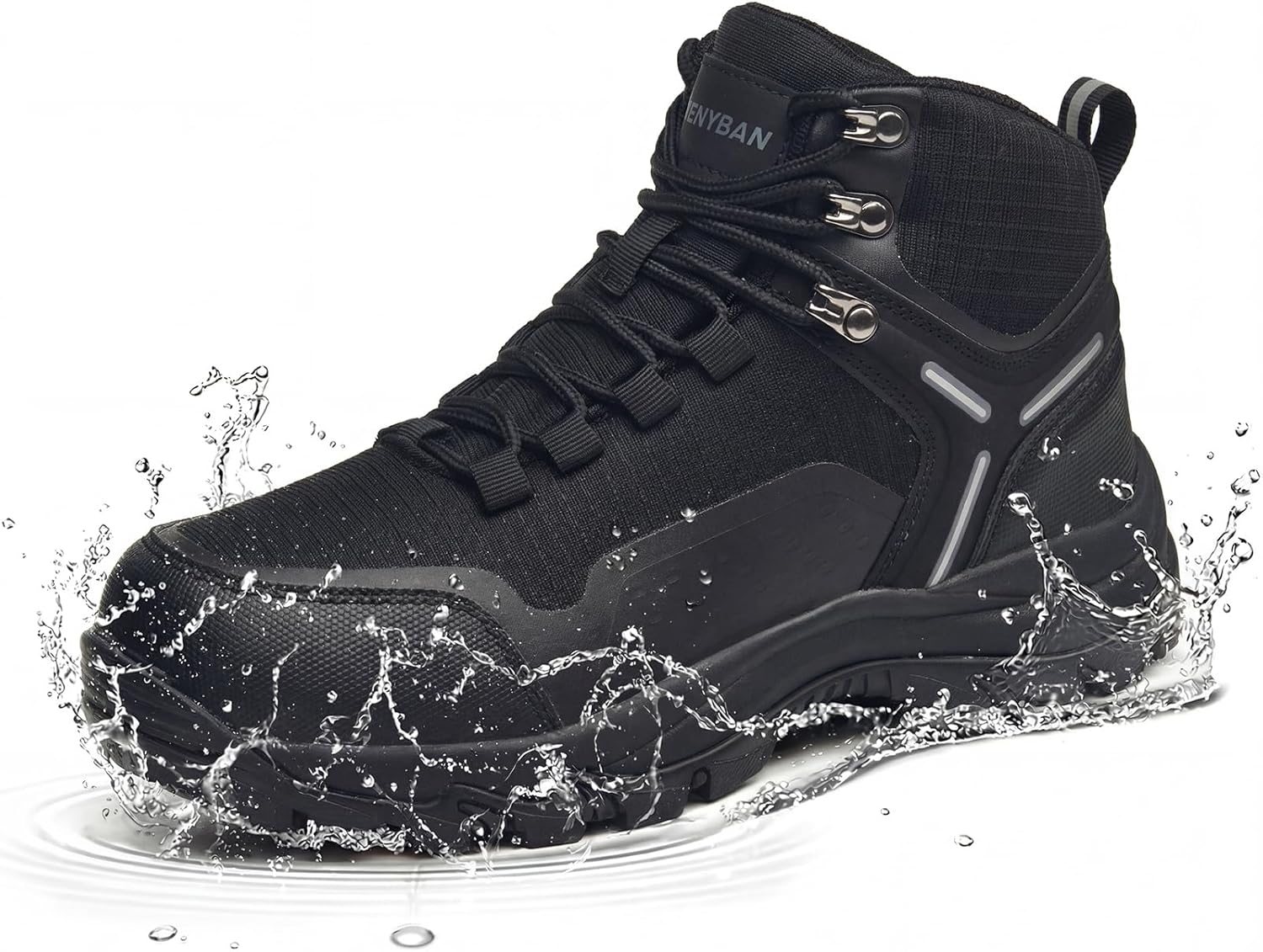 Women's Waterproof Hiking Boots Non-Slip Traction Ankle Support Breathable All-Day Comfort for Outdoor Trekking Camping Trail Walking