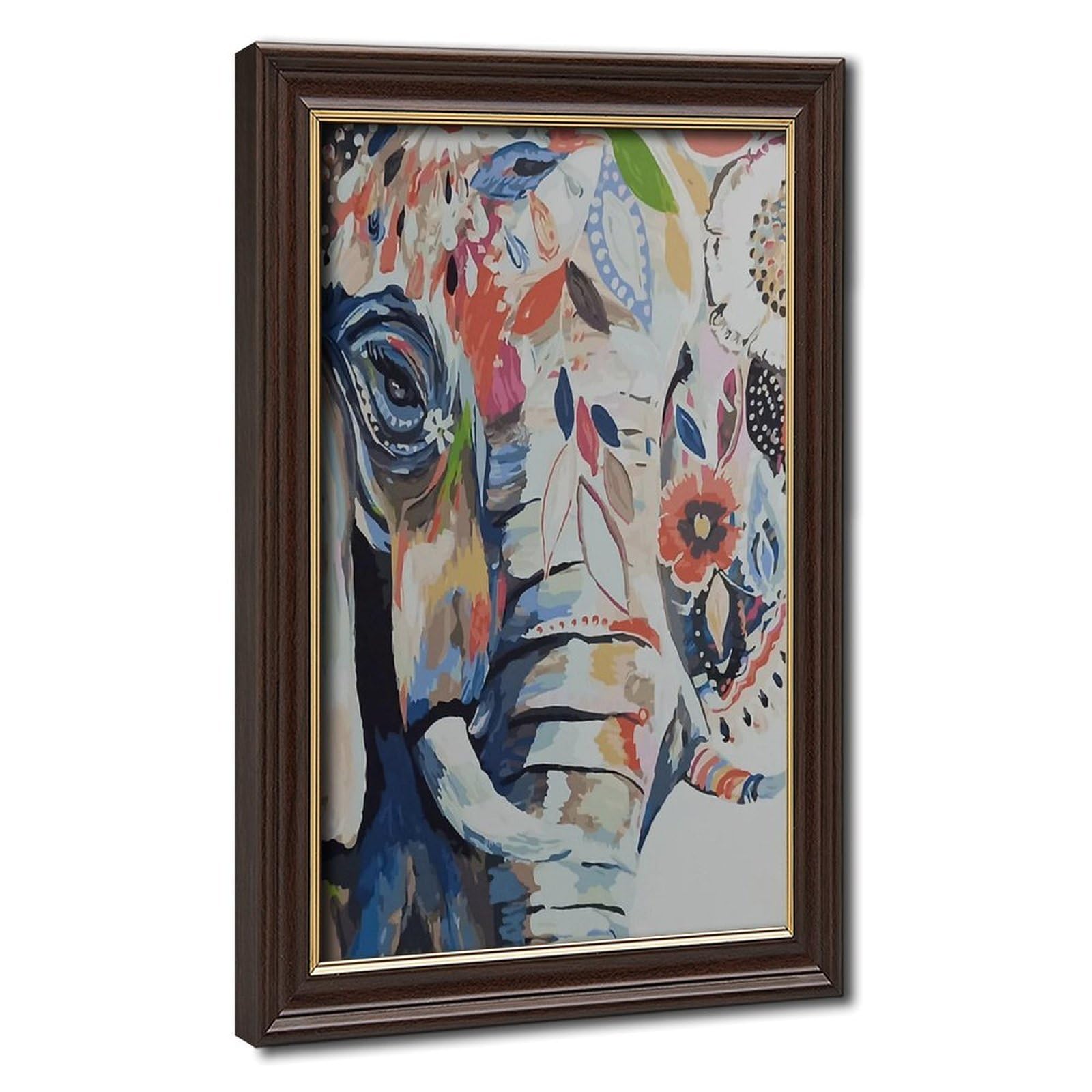 Bareronor Abstract Elephant Poster Canvas Poster Bedroom Decor Landscape Office Room Decor Gift 24" L X 36" W