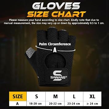 SAWANS Workout Gloves for Men and Women Weight Lifting Gloves Gym Fitness Exercise Cycling Pull ups Microfiber Lightweight Breathable Non-Slip Silicone Padded Palm Grip Protection