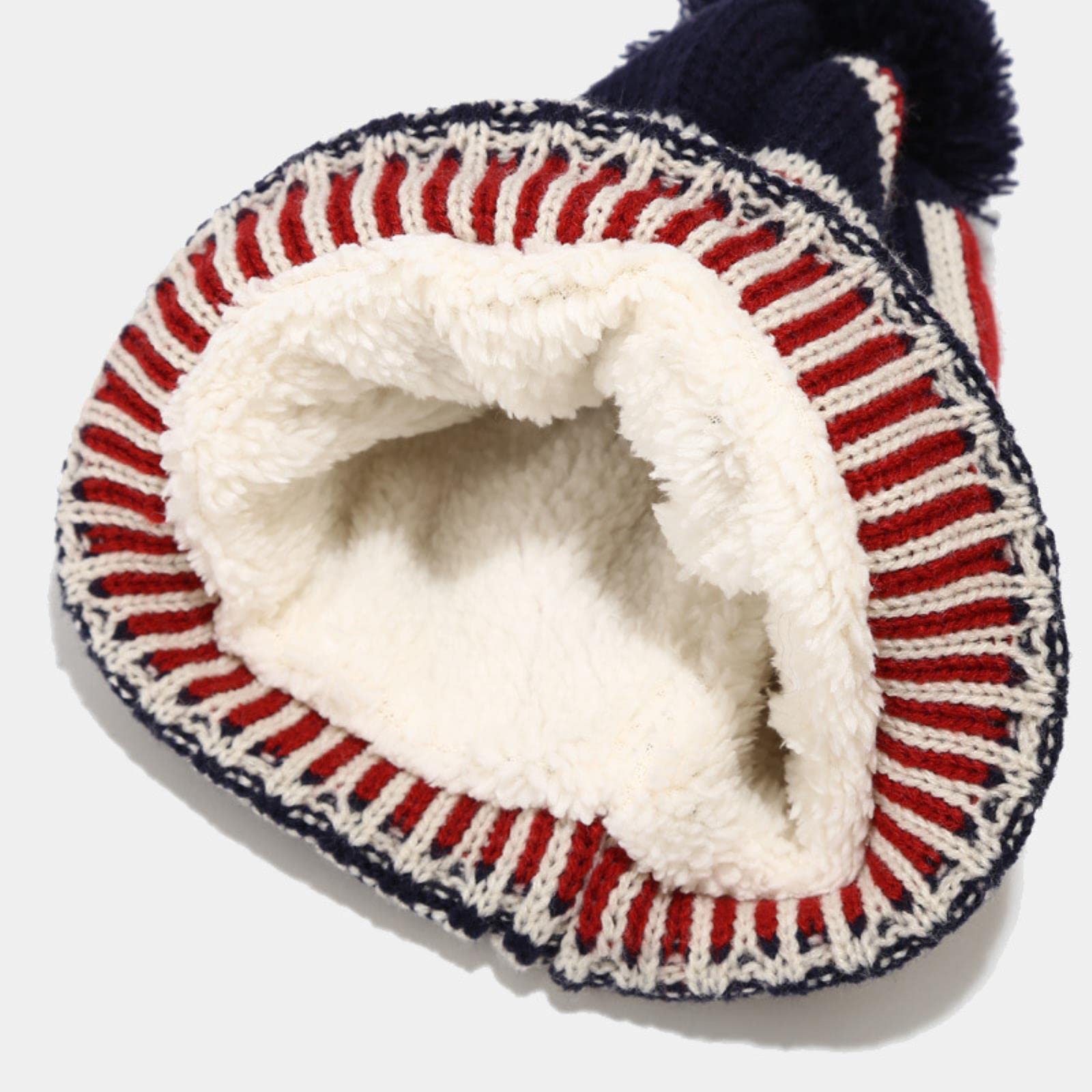 UKKO Beanie Kinderwinterwärmer Hut, Schal, Handschuhe, Dreiteiliger Anzug, Jungen Und Mädchen, Outdoor-Wärme, Peasy-Schal-Star Style,3-8 Y