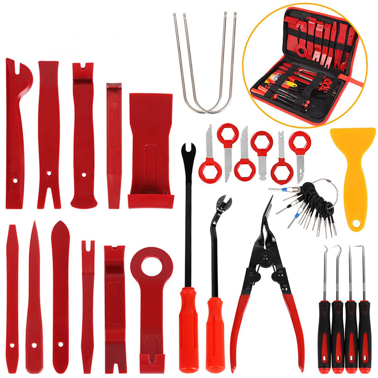 38Pcs Trim Removal Tool Kit for Golf 7 MK7 7.5 R GTD GTI GTE 2013-201