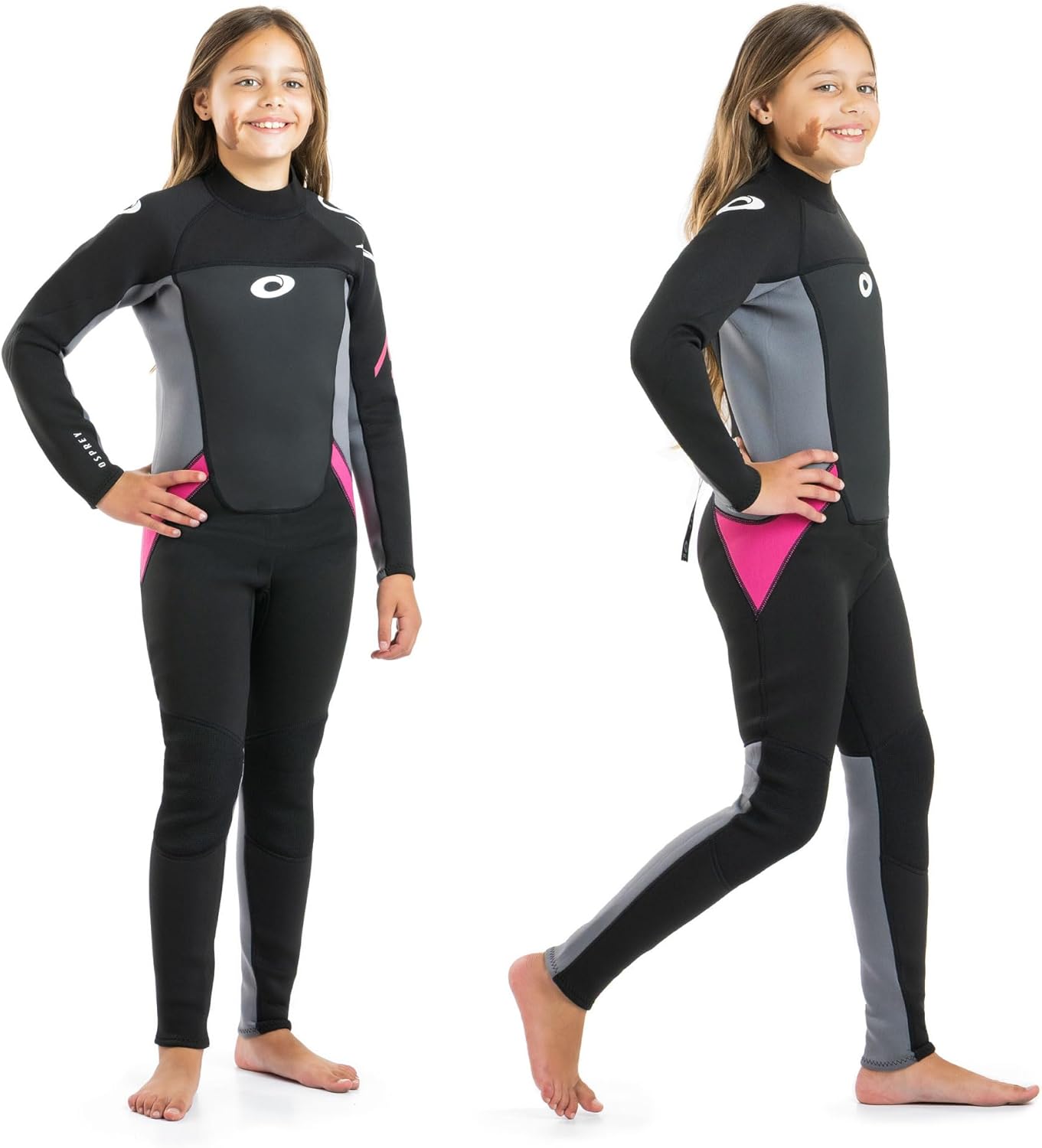 Osprey Girls 3 mm Full Length Summer Wetsuit Origin, Multiple Colours