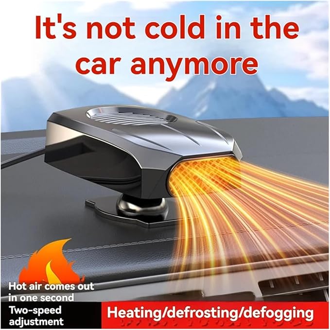 Calefactor Eléctrico Portátil 12V 120W Cerámico PTC para Auto miniatura 3