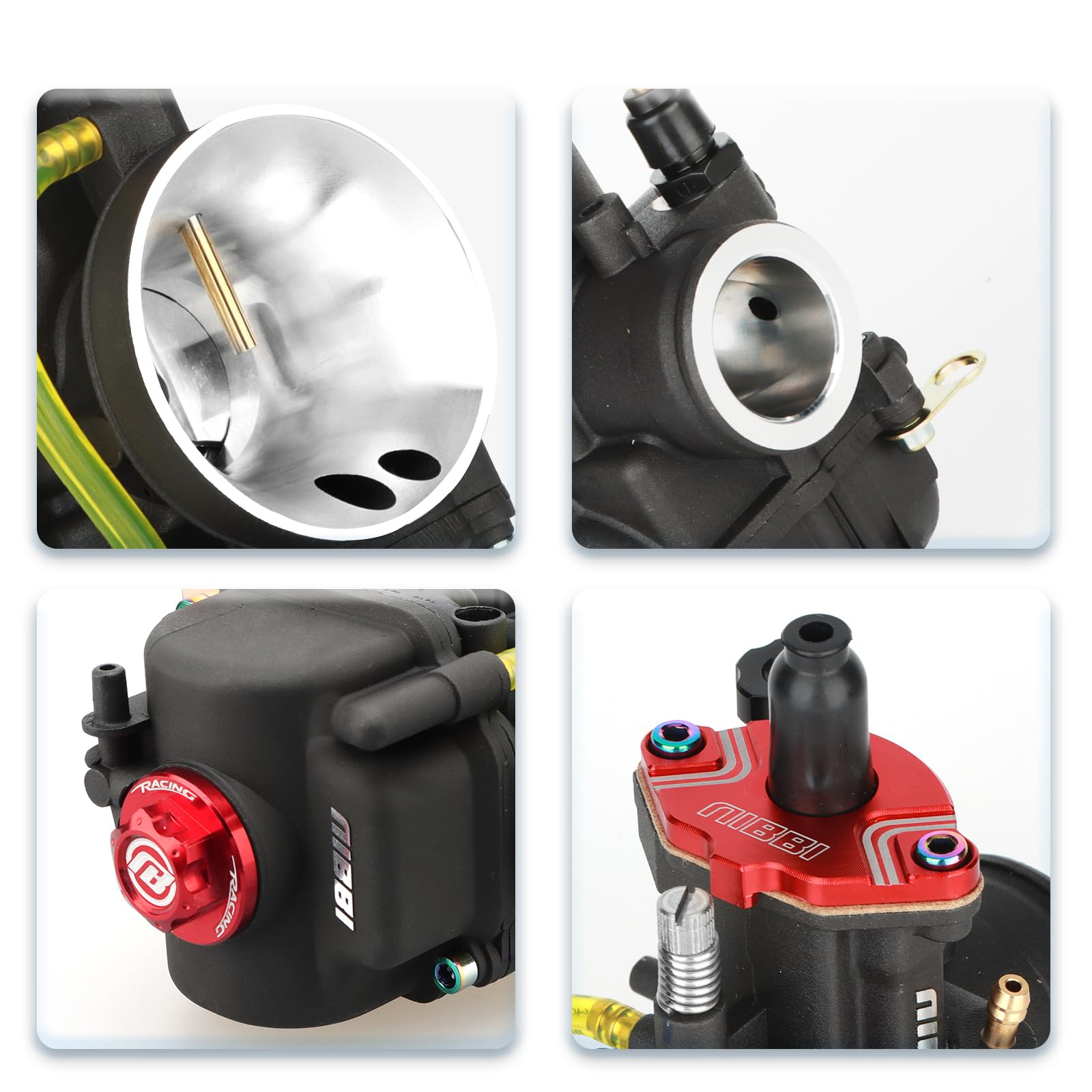 Snapklik.com : NIBBI Carburetor PWK 26mm Motorcycle, 150cc-200cc Power Carb