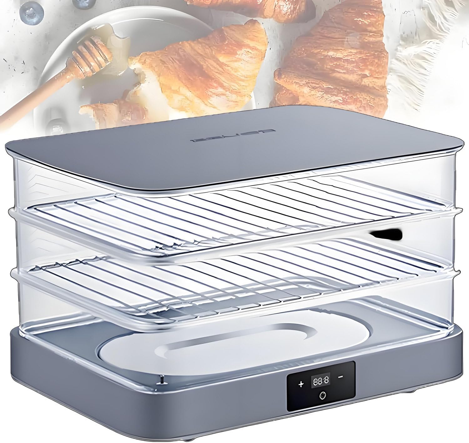 Professional Proofer with Temperature Control，40l Bread Fermentation Box，Multiple Spaces Can Be Freely Combined,Variety of Recipes with Ease