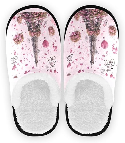 Boccsty Coloridas flores pequeñas zapatillas de spa de diseño de flores pantuflas de casa zapatillas de espuma viscoelástica Zapatillas de interior