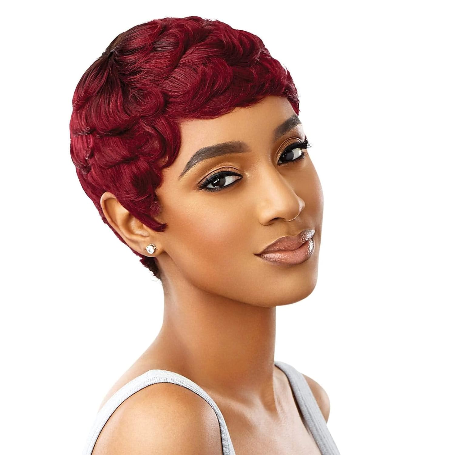 Outre Human Hair Premium Duby Wig Pre-Bumped HH-Scottie (1B)