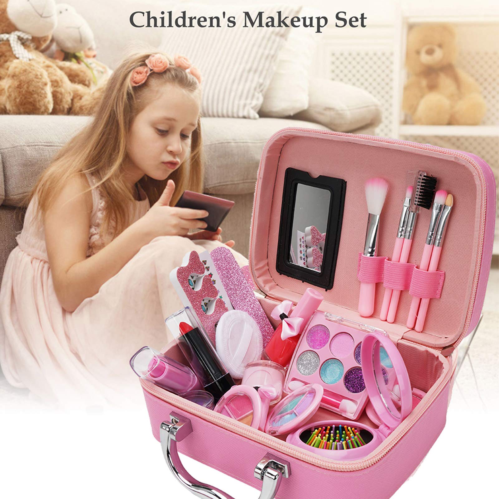 化粧品セット 3 Amazon | KKmoom 子供用 メイクセット お化粧おもちゃ 洗える 無毒