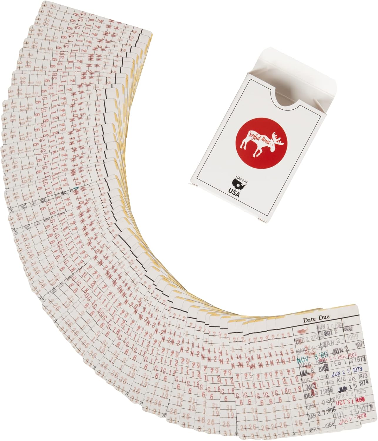Joyful Moose Library Book Literary Deck of Playing Cards - Bookish Cards for Readers - Book Club Gift Ideas