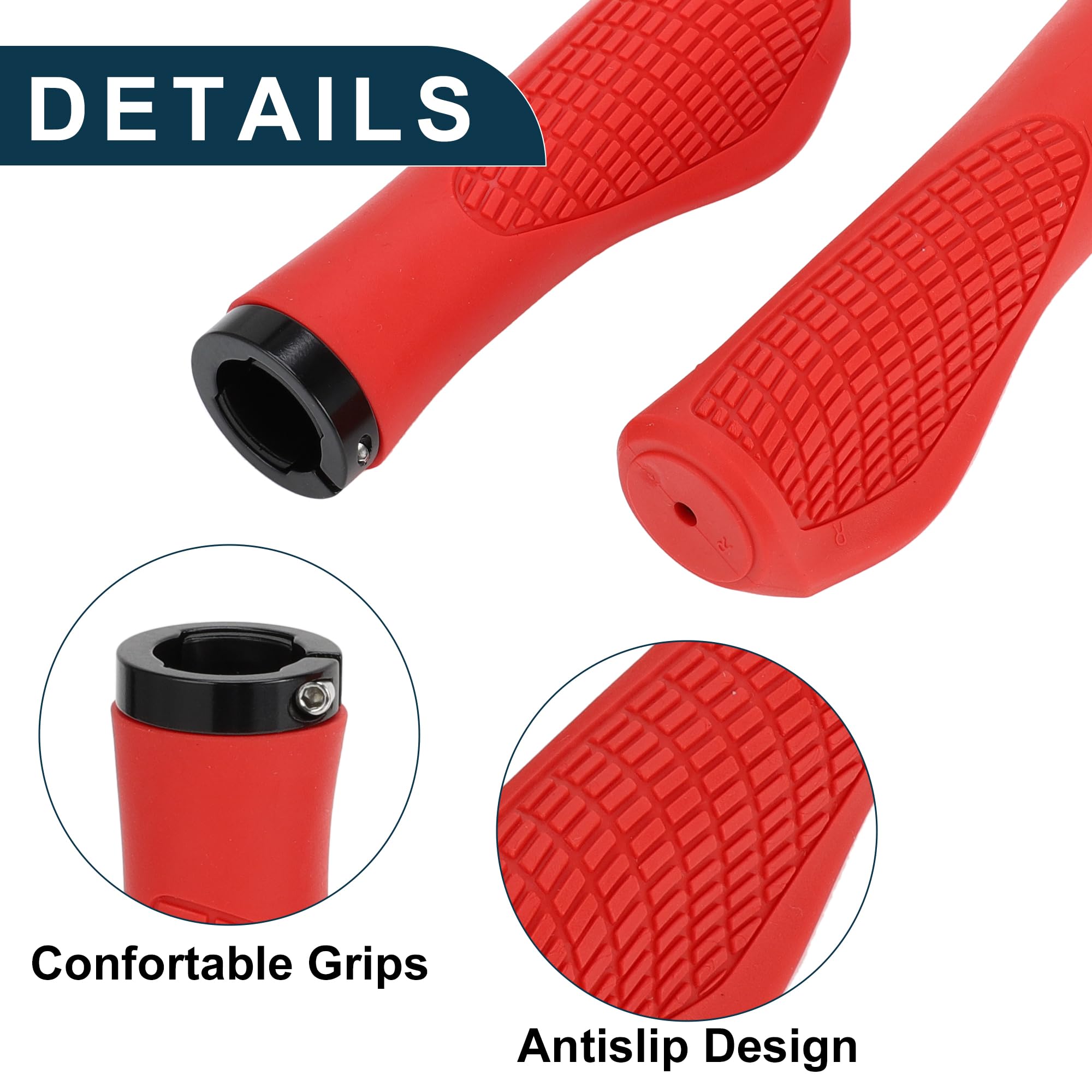 TUCKBOLD Bike Handlebar Grips Covers 134mm Long Lightweight - Image 4