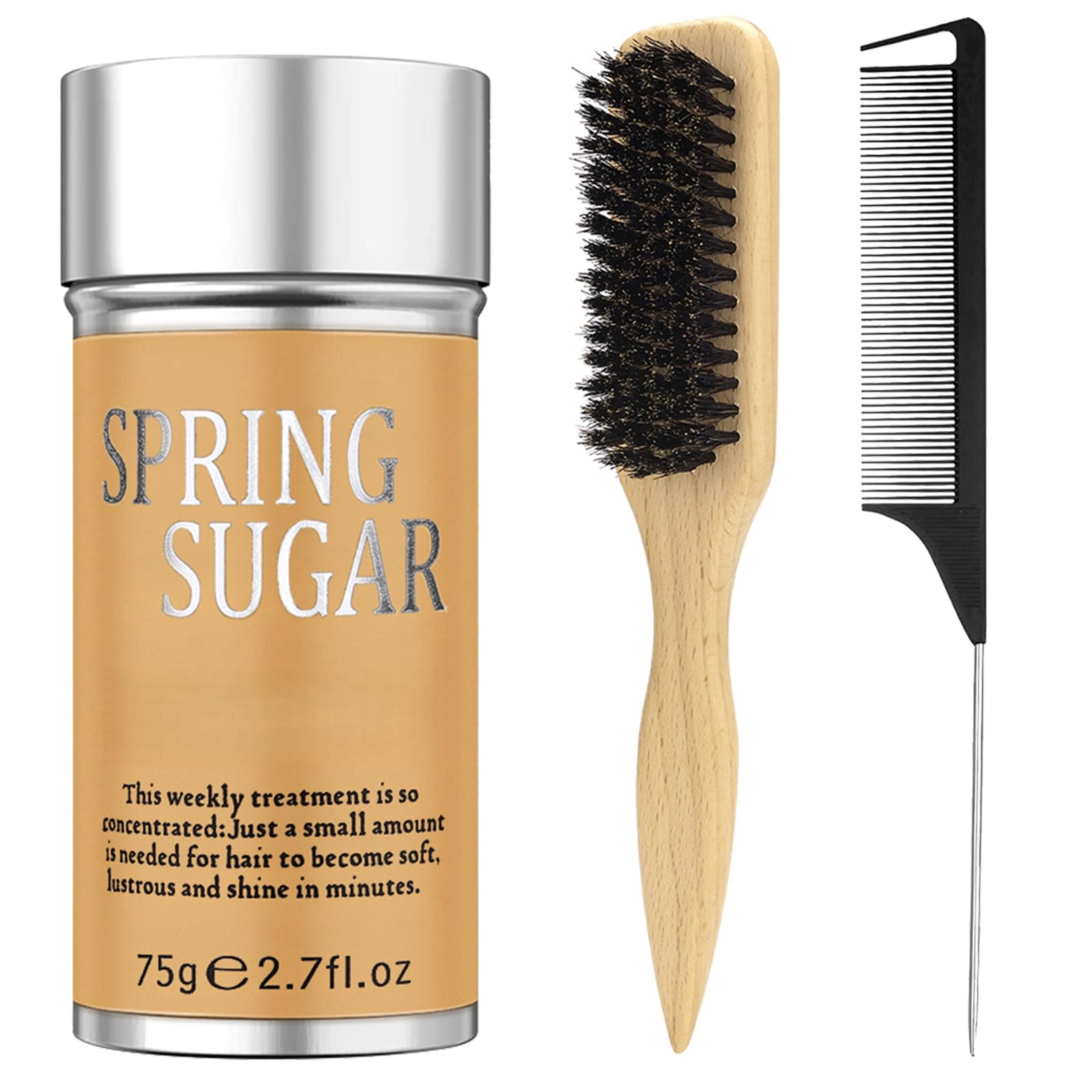 アップ用ブラシと、ヘアスタイリング剤 Amazon | スリックバックヘアブラシ、ヘアワックススティックセット