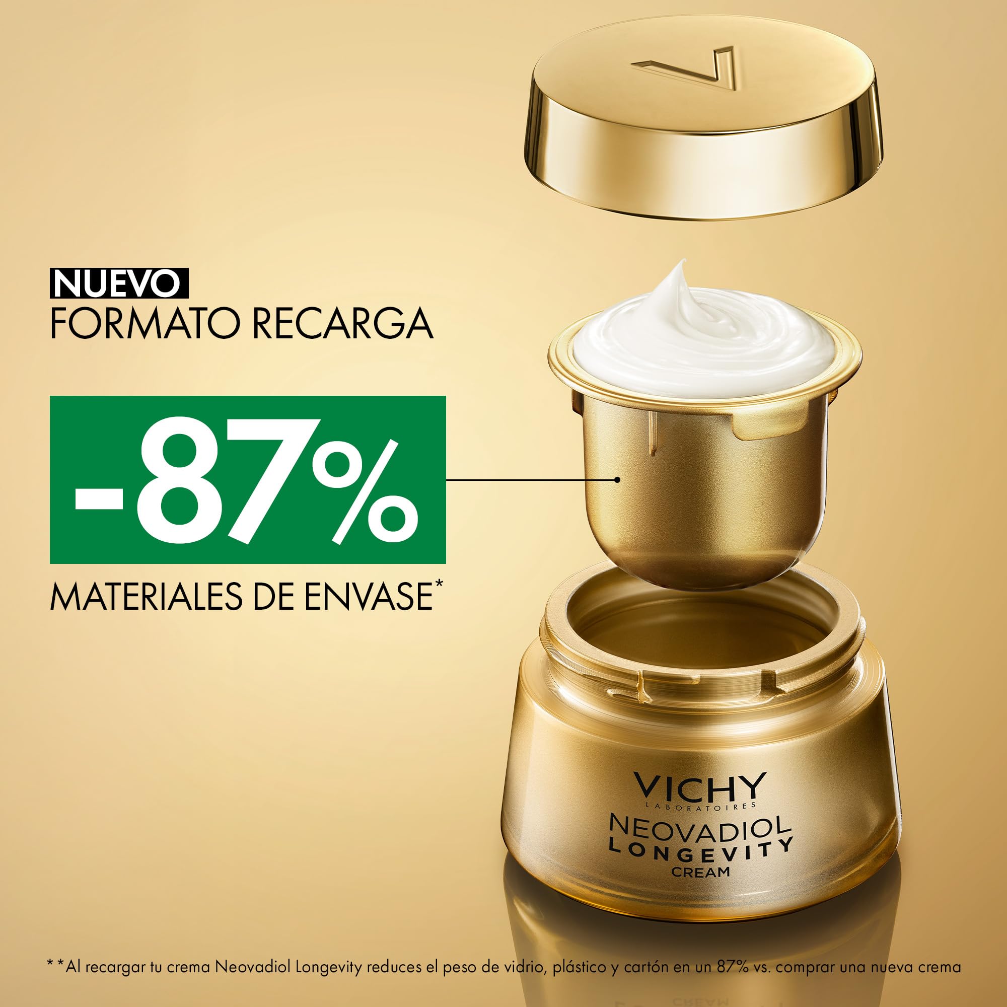 Vichy Neovadiol Longevity Crema revitalizante, Para pieles maduras, Acción antiedad y regeneradora, Piel hidratada y reafirmada, Con 13% de tecnología Longevisia | Acción Antiedad y Regeneradora, Piel Hidratada y Reafirmada, Con 13% de Tecnología Longevis