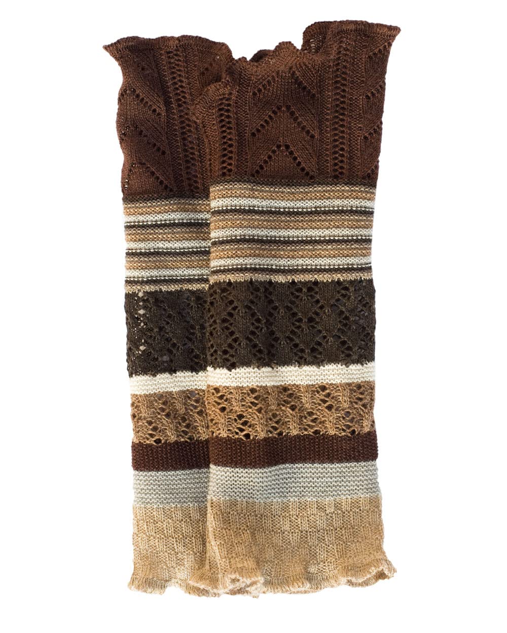 Mangas para brazo Merino Ruby de lana pura en color chocolate 3
