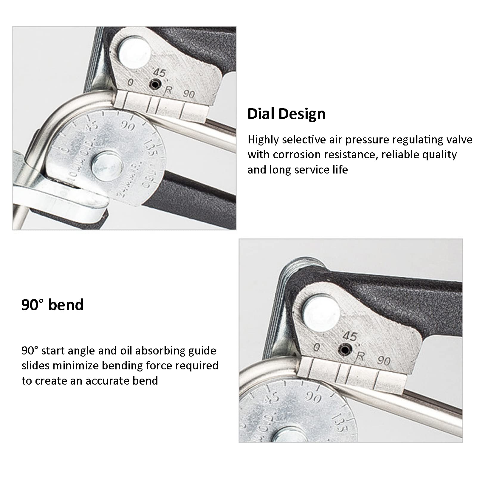 Curvatubi Modello 410M, Curvatubi Da 10 Mm Per Curve Fino A 180 Gradi, Curvatubi Piegatubi Manuale Per Tubi in Rame Alluminio Ottone Acciaio Sottile Utensili Dispositivo Piegatubi