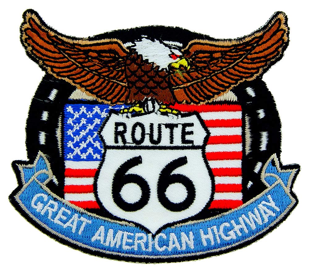 Artisan Owl U.S. Route 66 Great American Highway Eagle Patch
