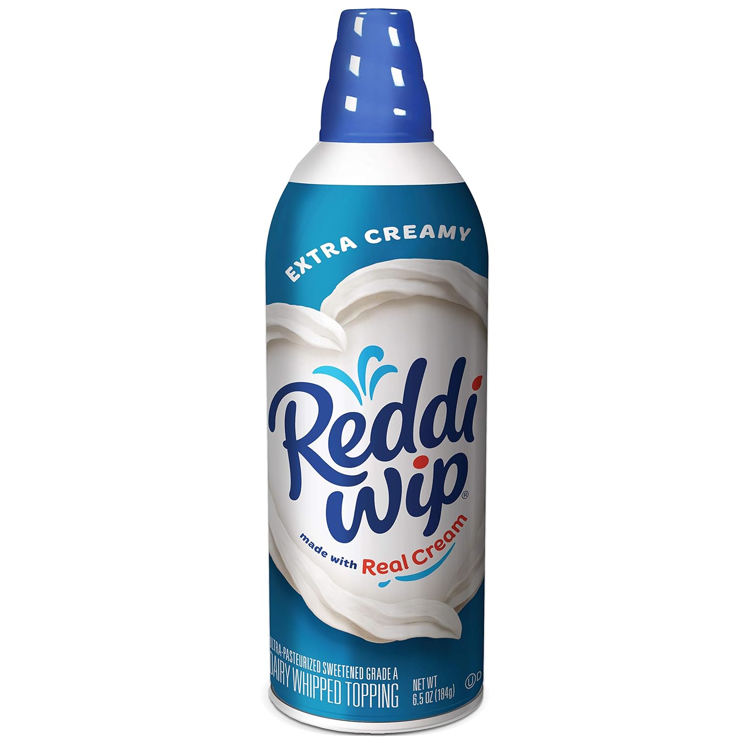 Reddi-wip Extra Creamy Whipped Dairy Cream Topping, Keto Friendly, 6.5 oz