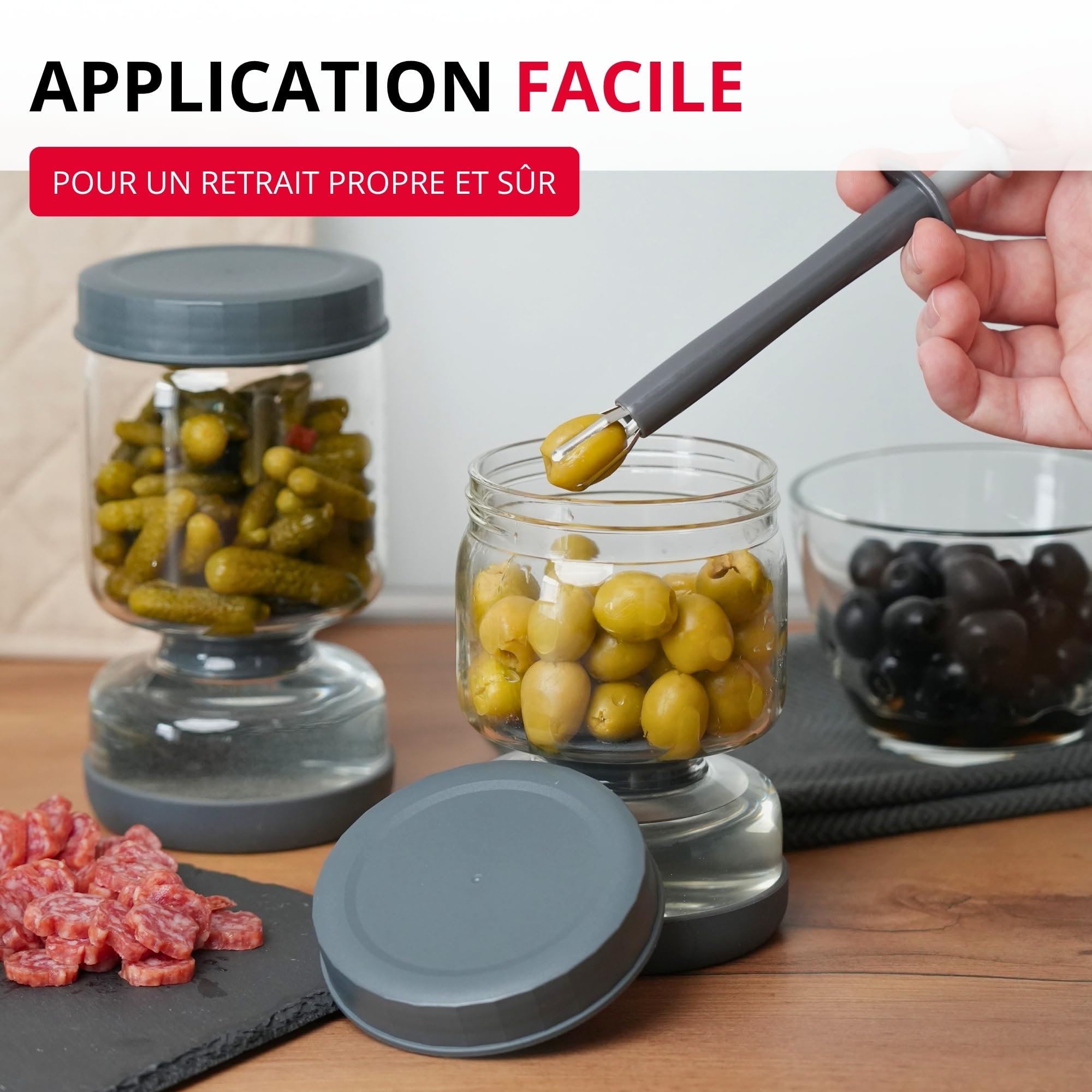 Image secondaire de Pince à Olives Westmark en Acier Inoxydable - Mini Pince de Cuisine 16,5 cm