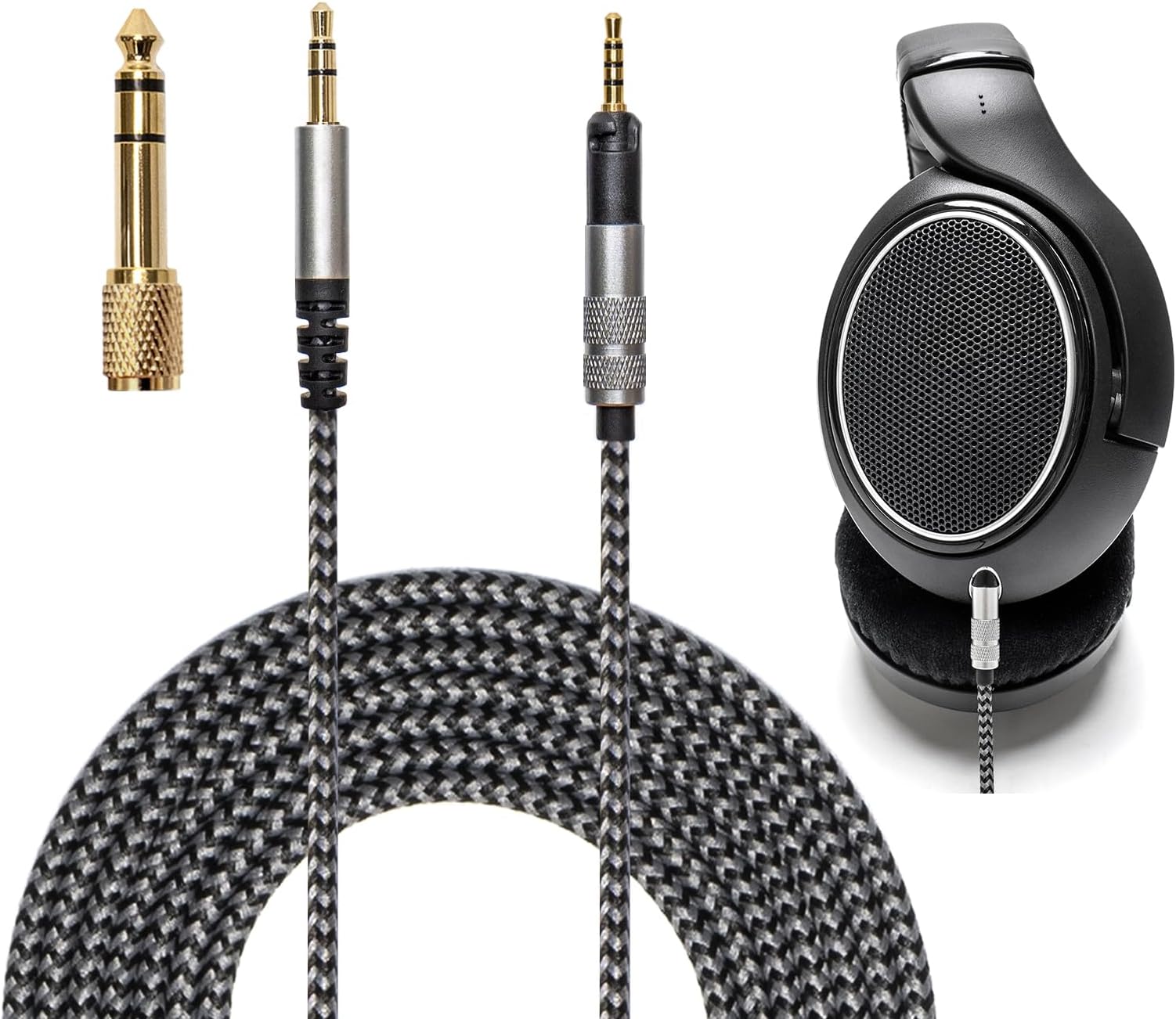 HD598 Cable, Coiled Aux Cord Replacement For Sennheiser HD598 Cs HD599 - View #13