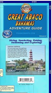 Great Abaco Island Bahamas Adventure & Dive Guide Franko Maps Waterproof Map