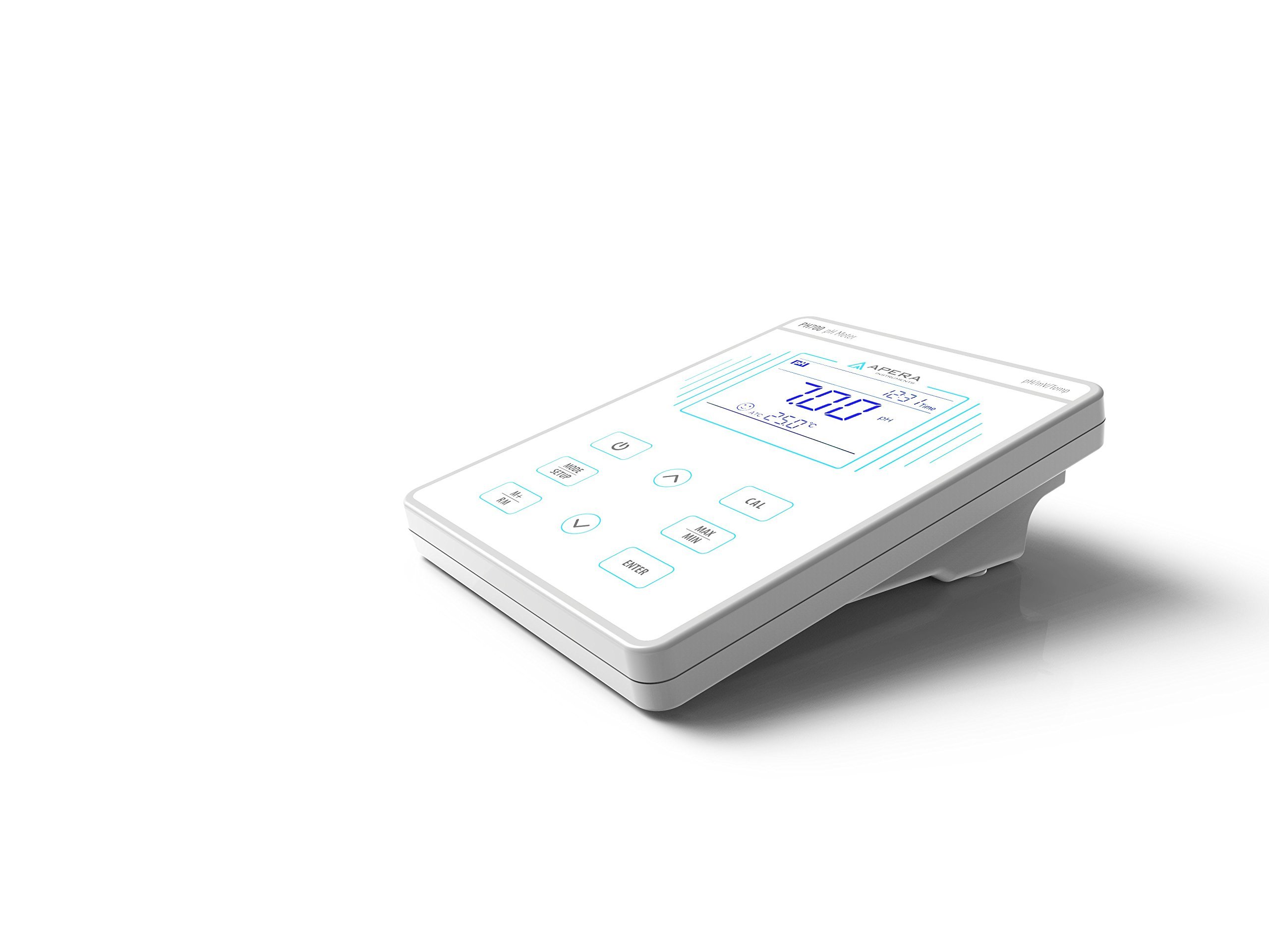 Apera Instruments PH700 pH Meter fürs Labor, Benchtop, 0.01 Genauigkeit, 1-3 Punkt Kalibrierung, Temperatur, inkl. Elektrode