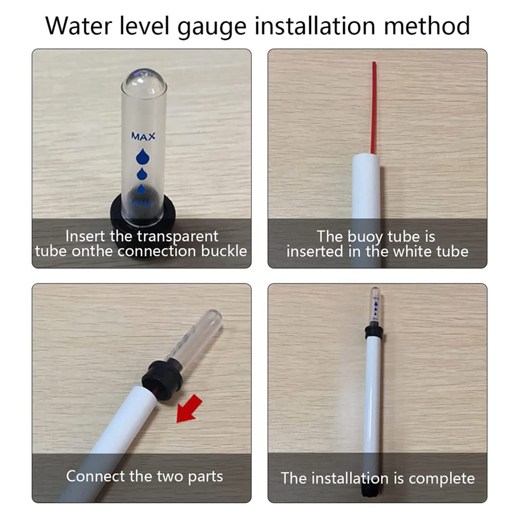 VENOAL 100 StüCk Boden Feuchte MessgeräT 20Cm Pflanzen Wasserstand Anzeiger Wasser Stand Anzeiger Boden Feuchte MessgeräT Sensor