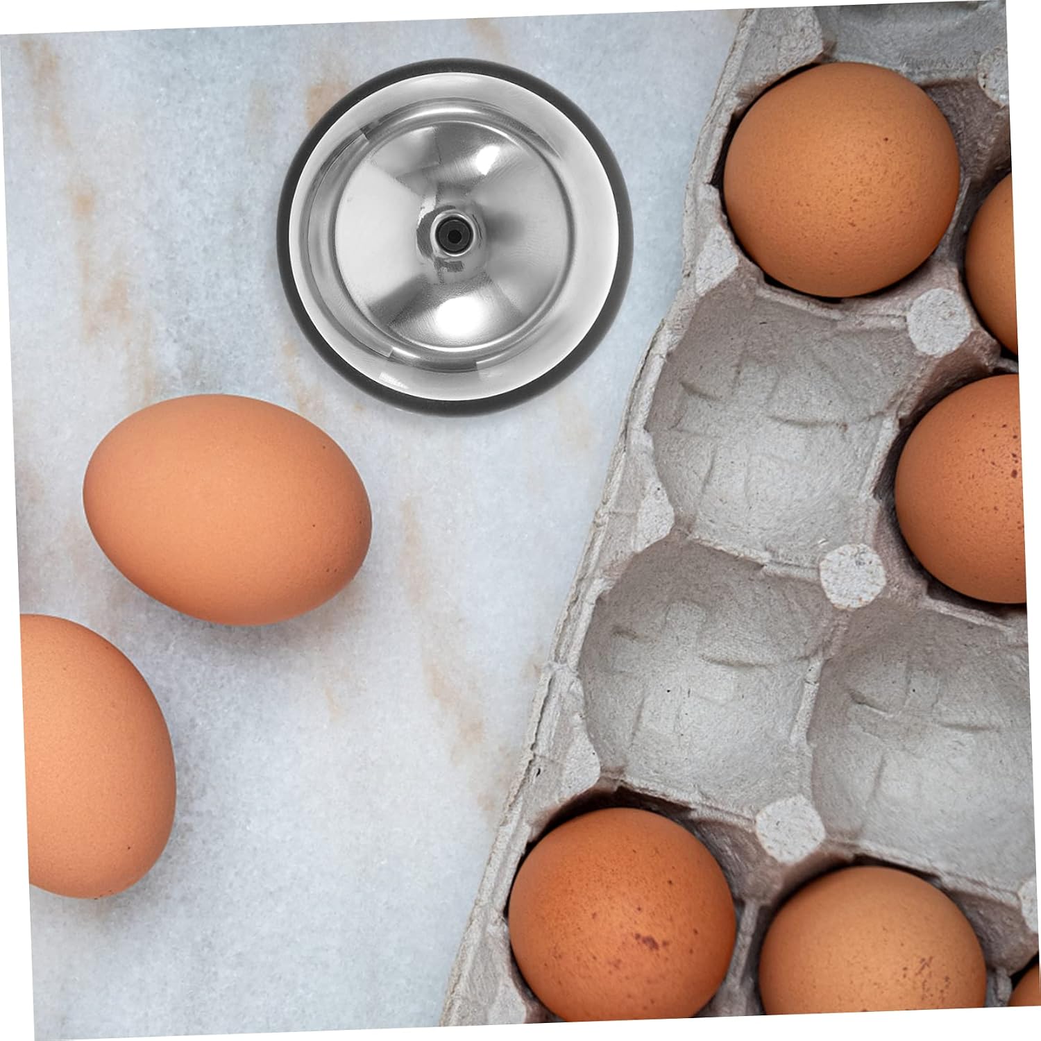PRETYZOOM 4pcs Boiled Egg Ring Eggs Deviled Egg Filler Tool Beater Cooker Avocado Tool Pinhole Cracker Pan Egg White Separator Hatching Puncher Peeler Topper Base Rubber
