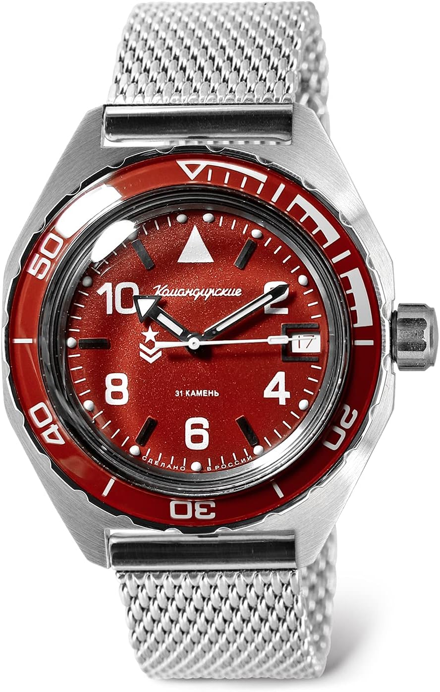 VOSTOK | Komandirskie 650841 Automatic Mechanical Self-Winding Diver Wrist Watch
