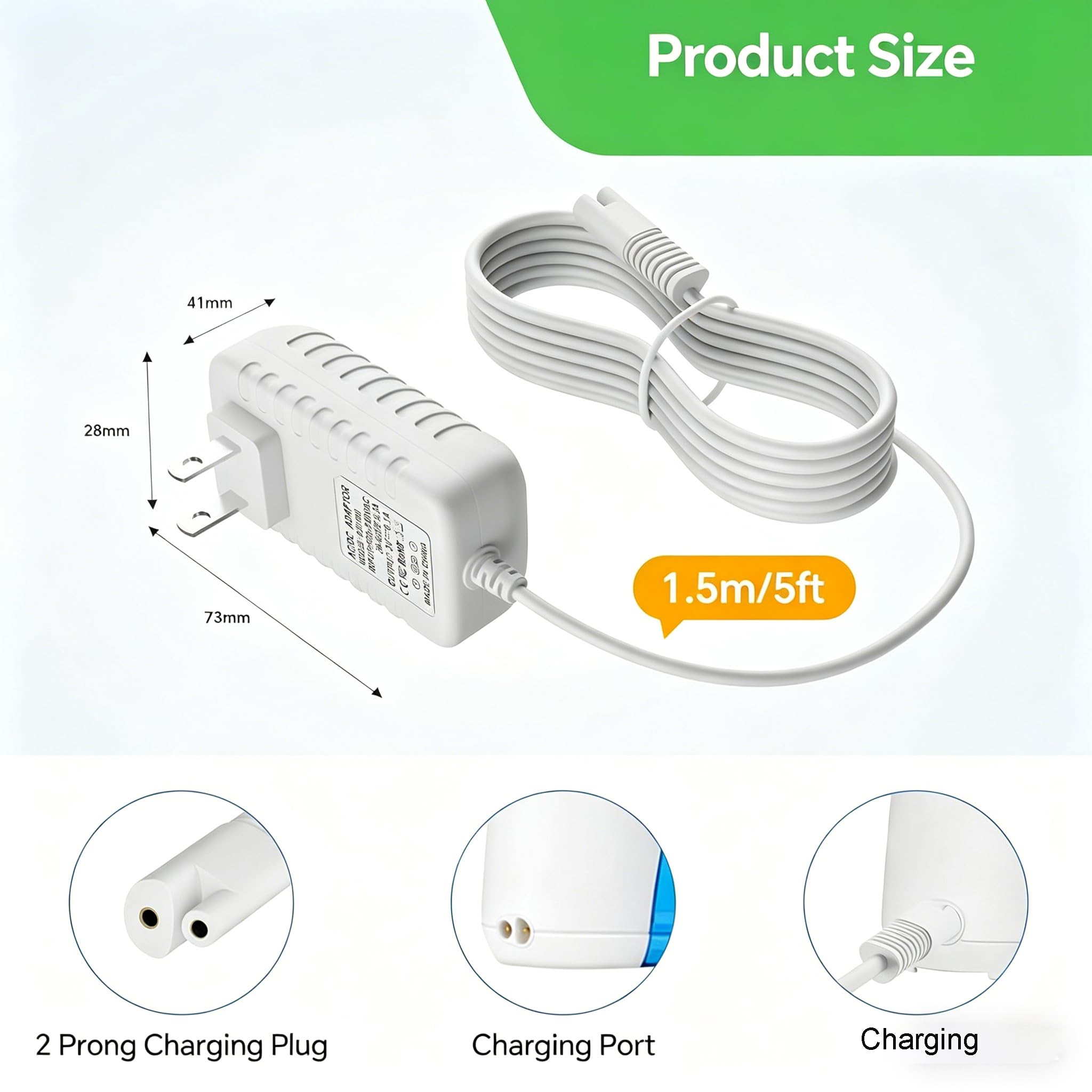 Amazon.com: 3V Water Flosser Charger Replacement for Waterpik