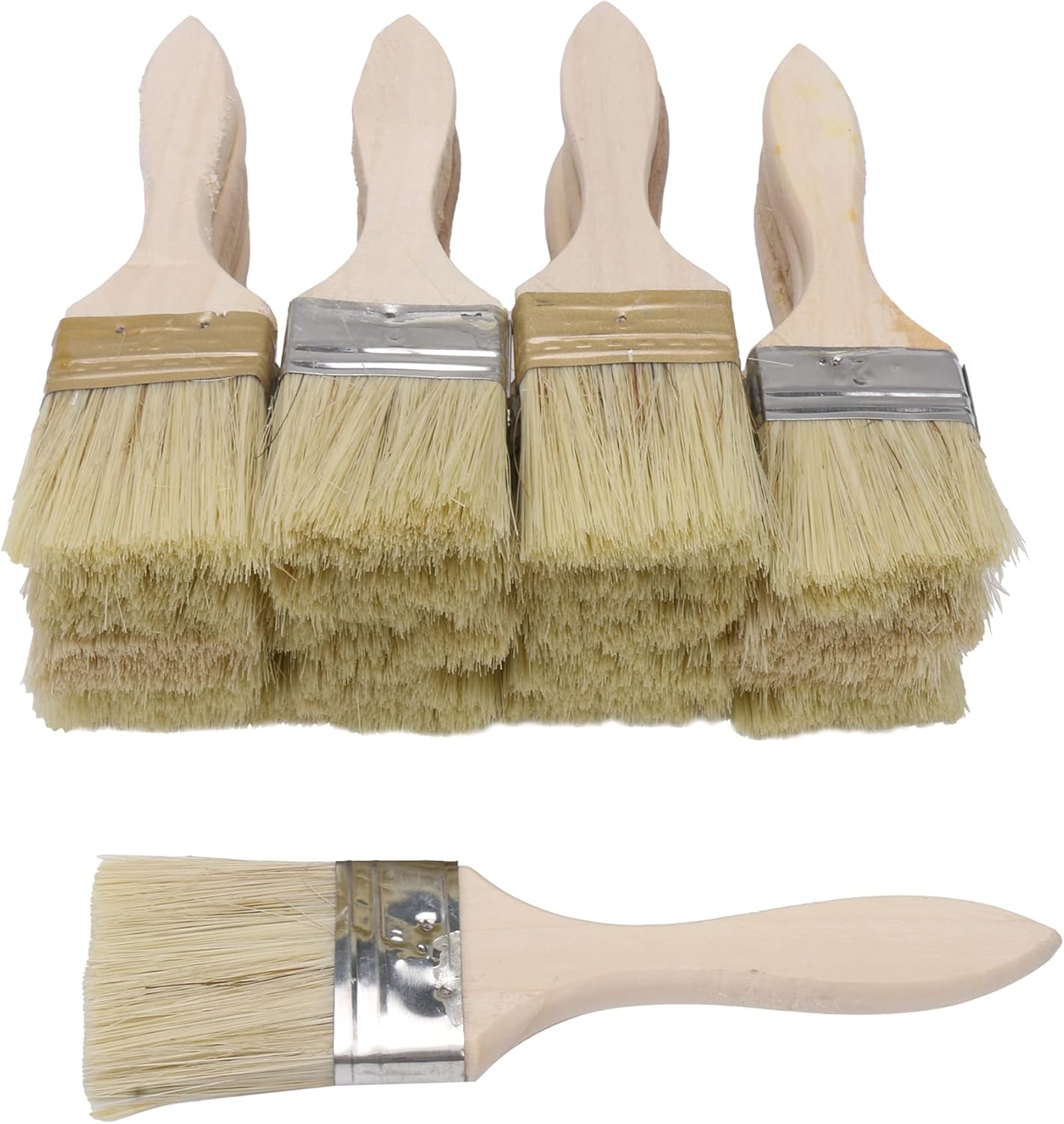 20pcs Low Cost Paint Brushes or Brush with Wooden Handle,2" Width for