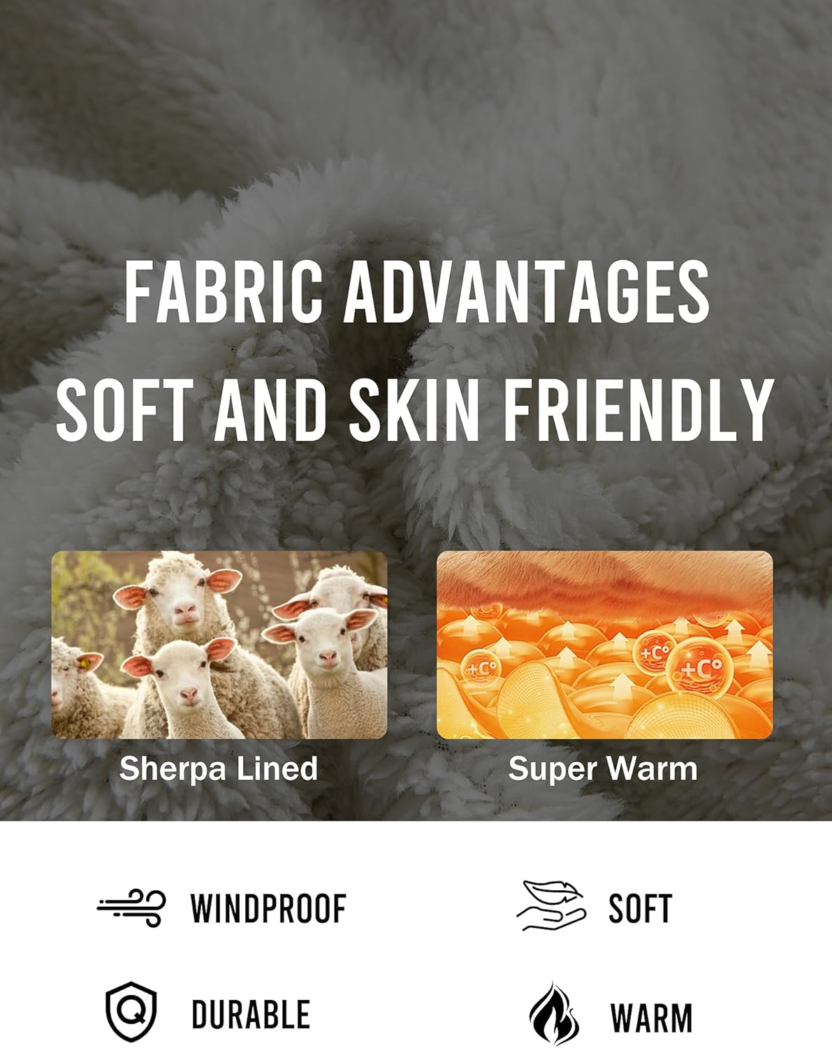 Men's Cotton Sherpa Lined Button Down Flannel Shirt Jacket Plaid Soft Outdoor Flannel Jacket Shirt - Image 6