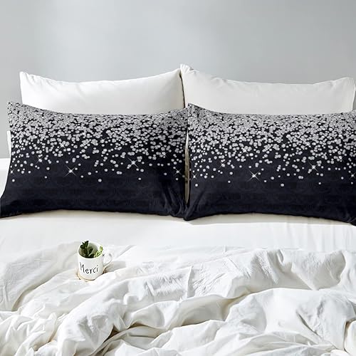 Miniatura 10 de Feelyou Juego de ropa de cama con temática de campamento para niñas y niños, funda de edredón para campismo, viajes, automóvil, funda de edredón