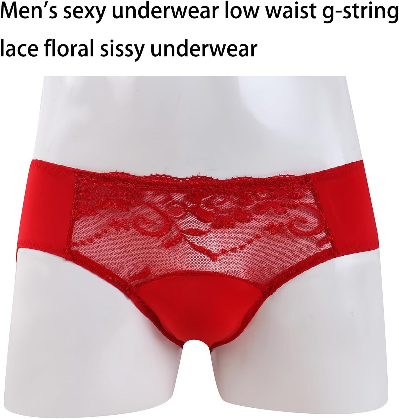 Lace Sexy Underwear For Men Mens Sexy Underwear Lingerie Mens G Strings & Thongs Underwear - Image 2
