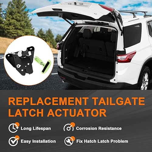 Miniatura 2 de Pestillo de cierre de puerta trasera para motor Hyundai Elantra Sedan 2011 a 2016, 2.0L a 1.8L motor; sustituye a 81230 y 3X010. Conjunto de