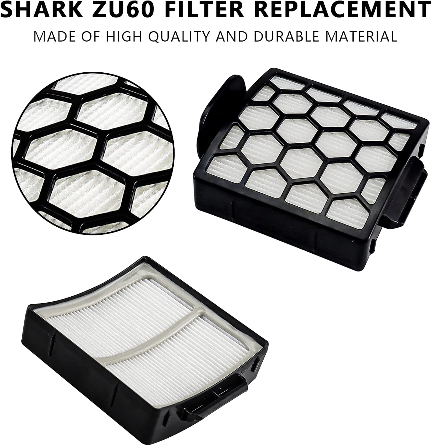 2 HEPA + 6 Foam&Felt Filters Kit Replacement for Shark Navigator Zero-M Self-Cleaning Brushroll Pet Pro Upright Vacuum ZU60 ZU62 ZU62C NV251 NV255 NV150 NV151, Directly Replaces Part # 1238FT60 1239FT60 : Industrial & Scientific