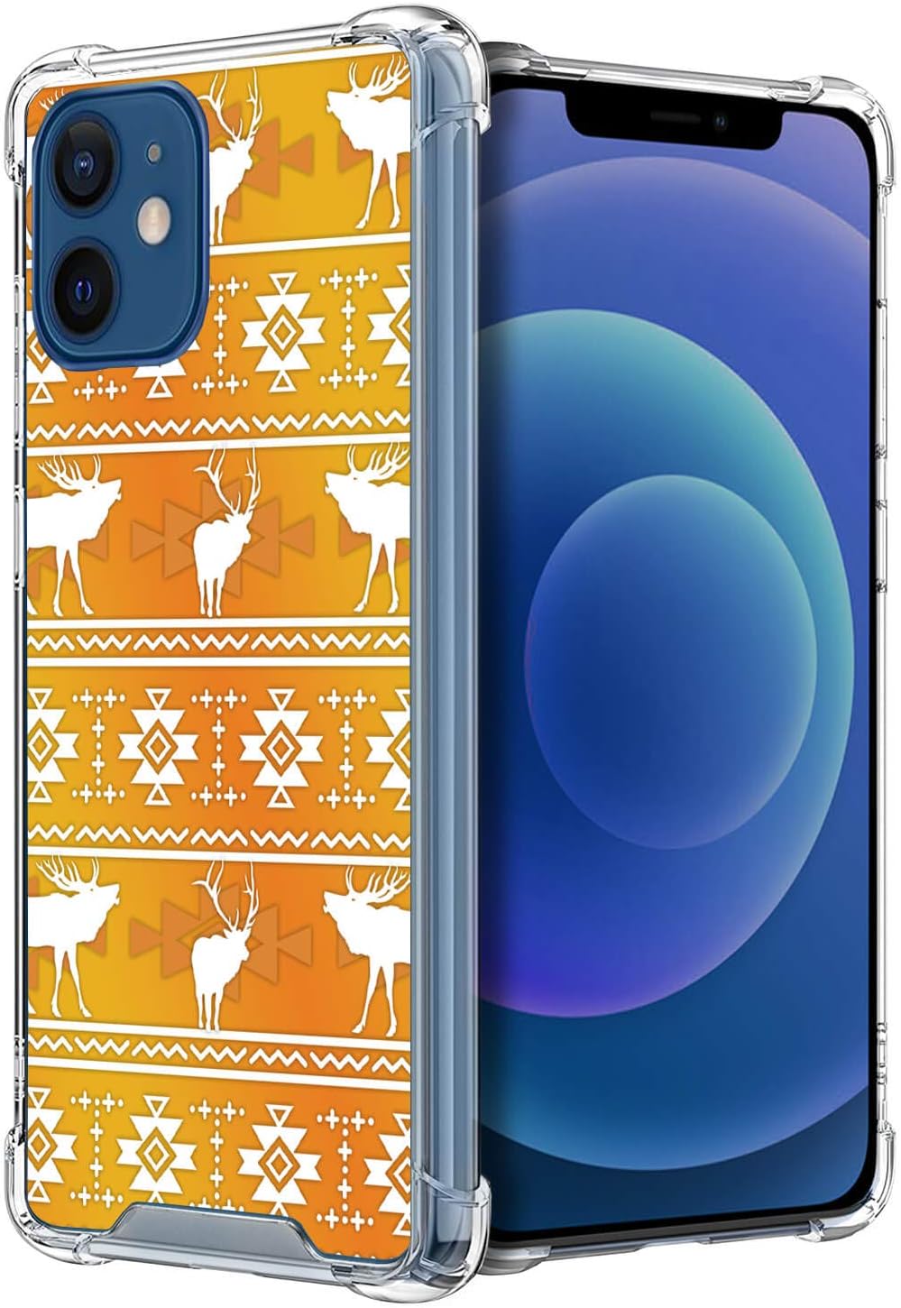 CasesOnDeck Clear Case Compatible with Apple iPhone 12