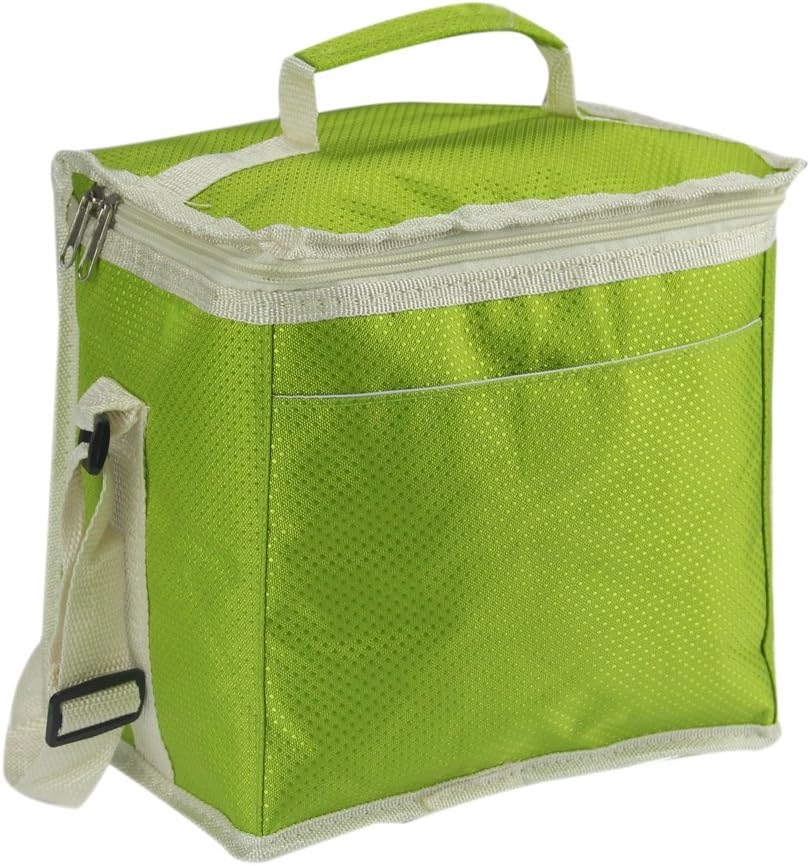 XCC Freezable Lunch Cooler Bag with Zip Closure(Green)