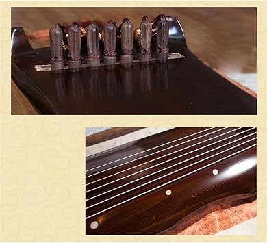 Chinese Guqin Fuxi-type Old Fir Solid Wood Guqin Beginner 7 Strings Ancient Zither With Accessories Professional Guqin