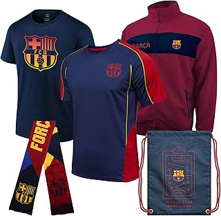 Icon Sports Pro League Ultimate Fan Pack – Officially Licensed 5-Piece Soccer Merch - Shirt, Jersey, Jacket, Scarf, Bag