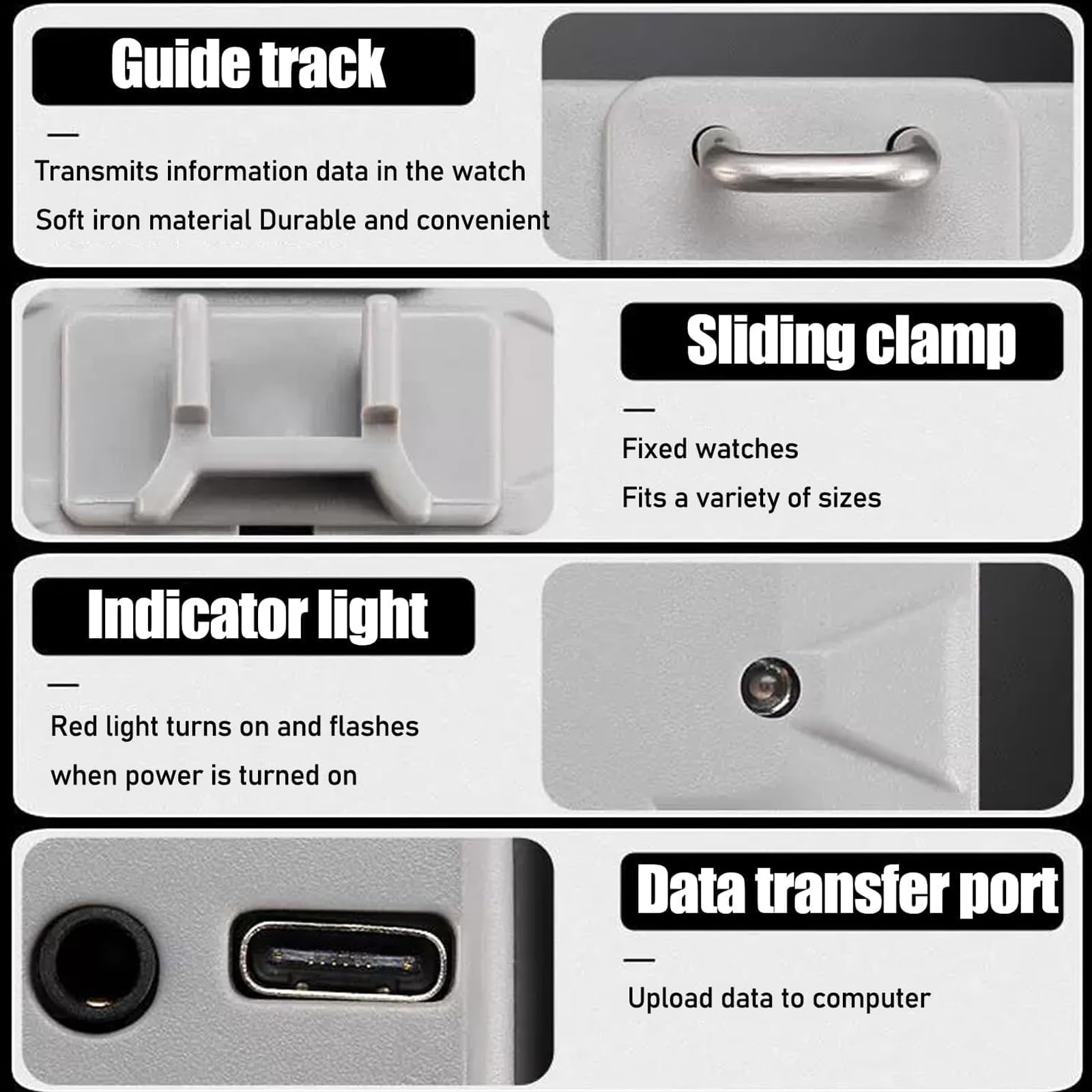 Strumento di Tester per Orologi, Strumento di Calibrazione per Orologi Meccanici con Indicatore, Design Senza Batterie, Alte Prestazioni, Ideale per Riparazioni Fai da Te E Test di Orologi