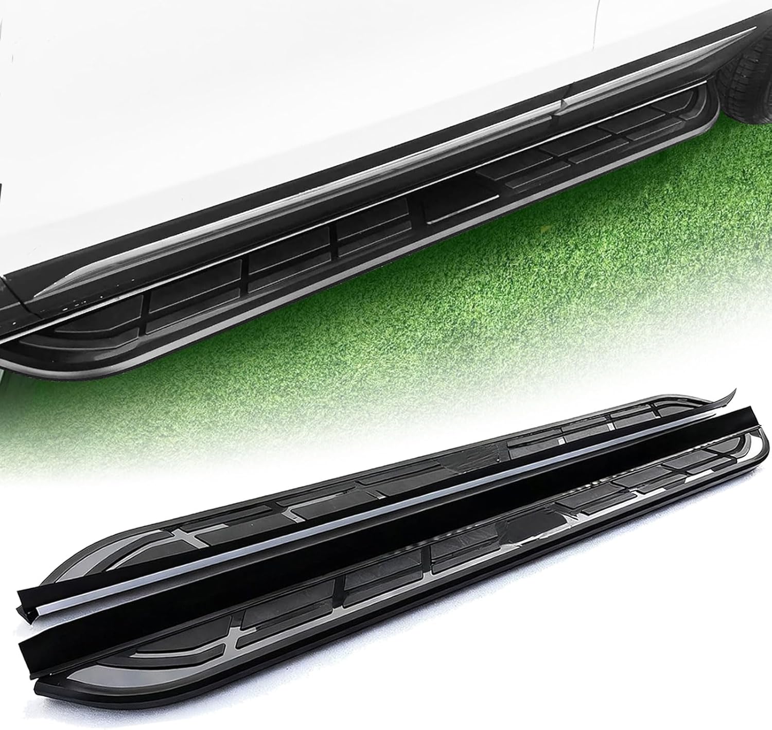 2pcs Running Boards Compatible with Honda CRV CR-V 2023 2024 2025 2026 Aluminium Side Step Nerf Bar with Brackets