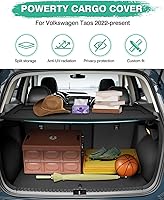 Vista 159 de Powerty Cubierta de Carga para Accesorios Kia Sportage 2023-2025 2026, Textura de Lona Cubierta Retráctil para Maletero Trasero de Carga de Equipaje