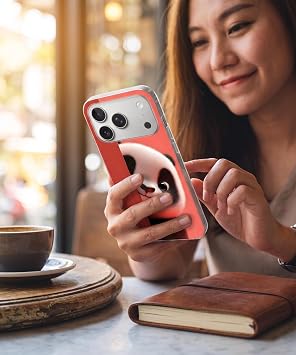 iPhone 17 Pro Max Uyumlu Peluş 4 Tasarımlı Şeffaf Kılıf