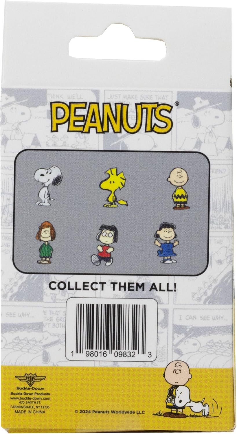 Peanuts Mystery Enamel Pin Blind Box Series, Charlie Brown, Lucy, Marcie, Peppermint Patty, Snoopy or Woodstock