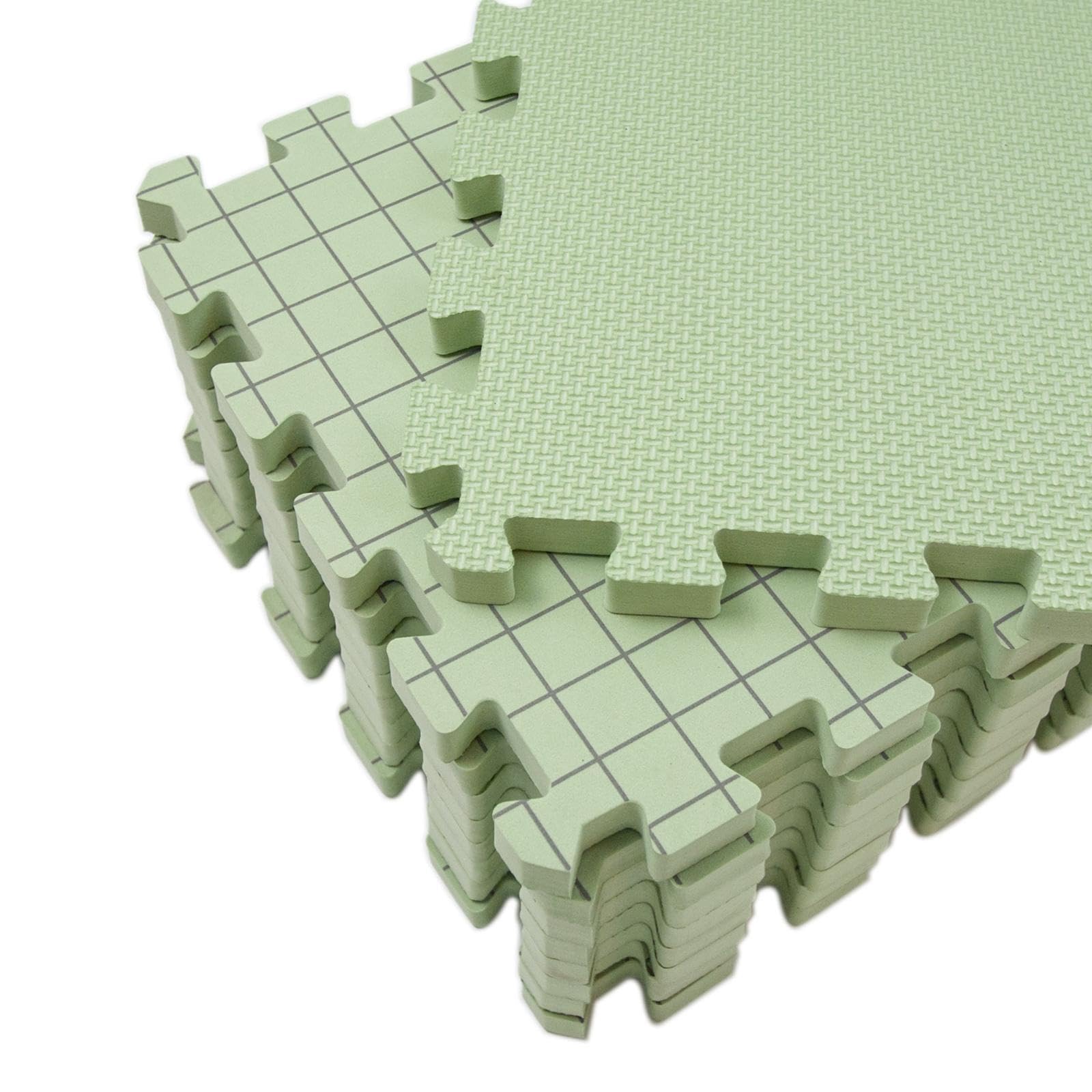 9 Pezzi Blocchi Bloccatura Maglia Tappeto Lavoro Uncinetto Kit Multiuso con Griglia Accessori Schiuma Adatto per Ricamo Fai da Te Progetto Creativo, Verde