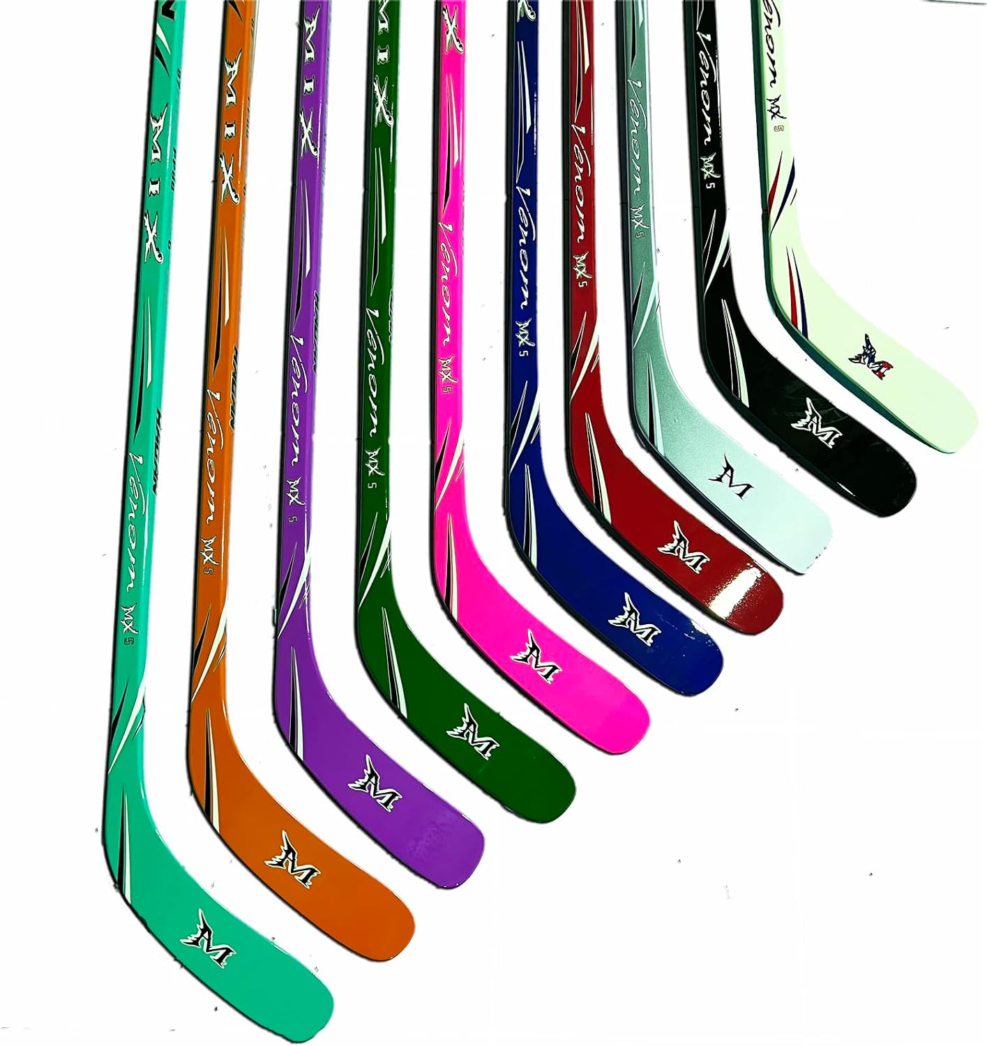(MX-5 Venom Composite Ice Hockey Stick with Grip - Junior