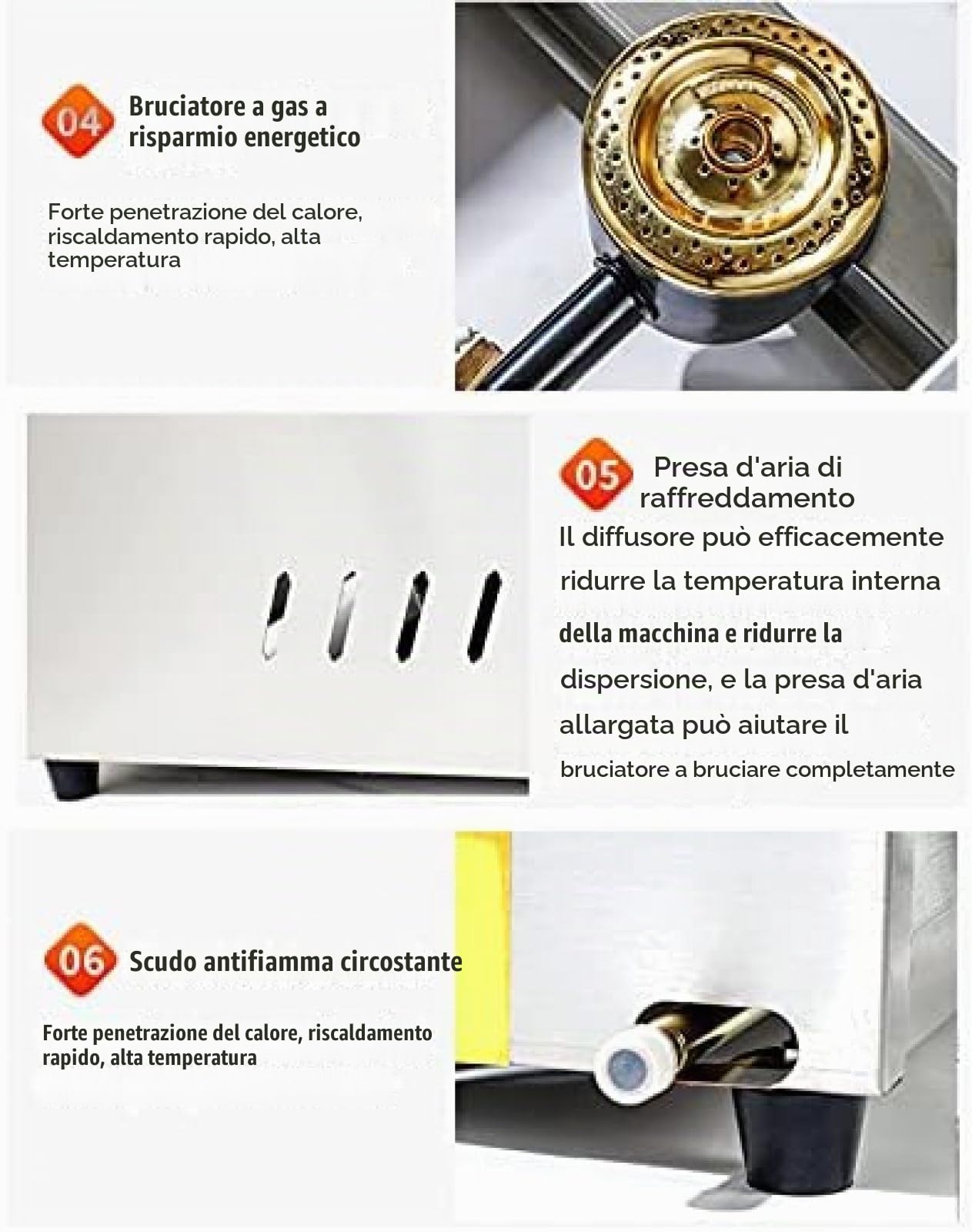 Friggitrice A Gas Di Grande Capacità, Friggitrice A GPL In Acciaio Inossidabile Per Uso Domestico E Commerciale, Potenza Di Fuoco Regolabile, Con Cestelli E Coperchi, Per Patatine, Ciambelle E Pes