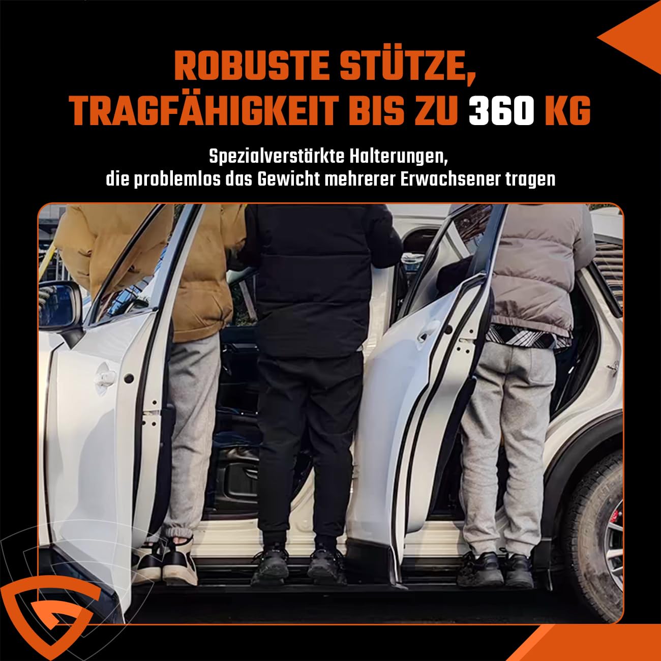 Set di pedane in alluminio per Mercedes Benz ML/GLE SUV W166 2012-2018 - Pannelli laterali battitacco, antiscivolo, accessori di alta qualità sinistra e destra